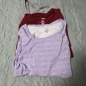 3 Sonoma Maternity Long Sleeve Tees